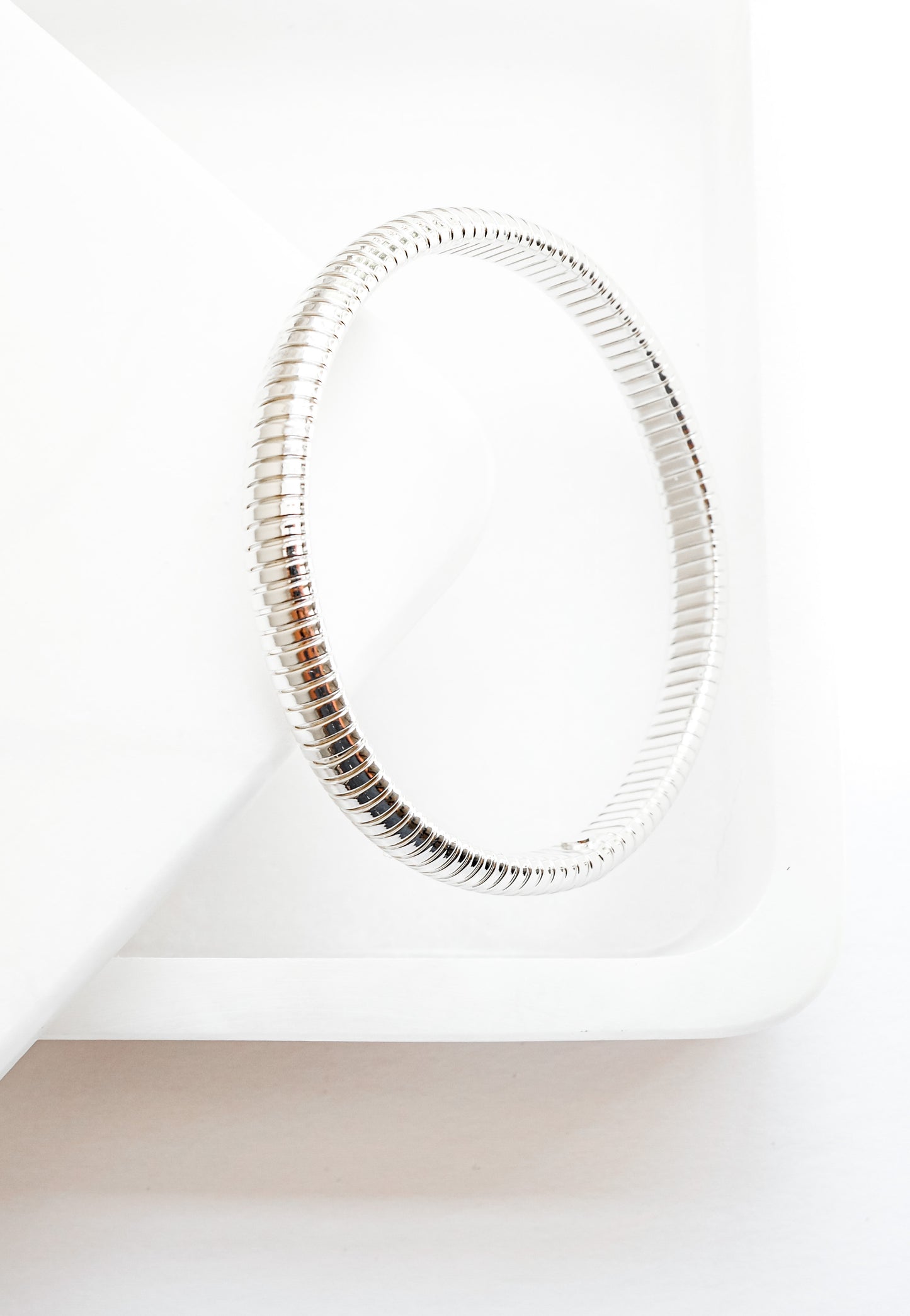 Silver Cobra Flexible Bracelet