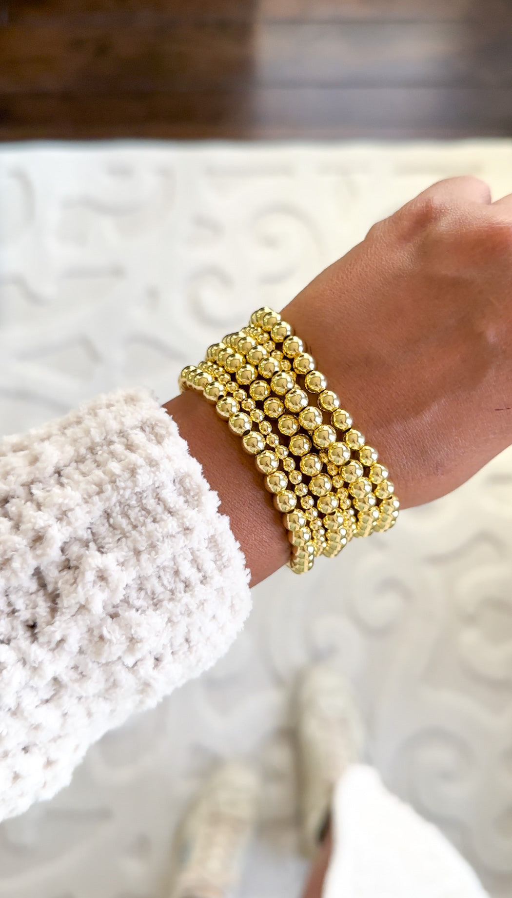 Gold Bracelet Stack
