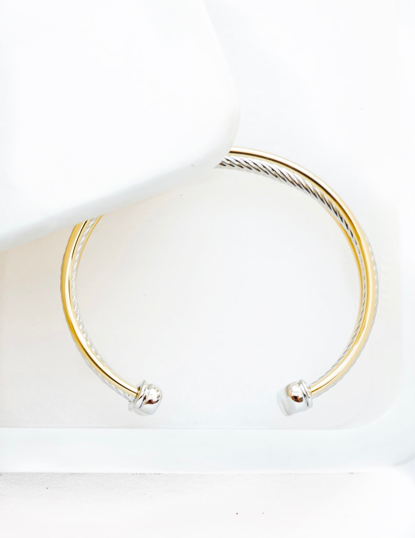 Z5 Gold Silver Cable Bracelet
