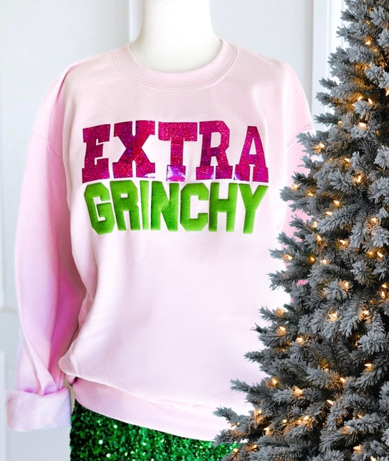 “Extra Grinchy” Women’s Sweatshirt