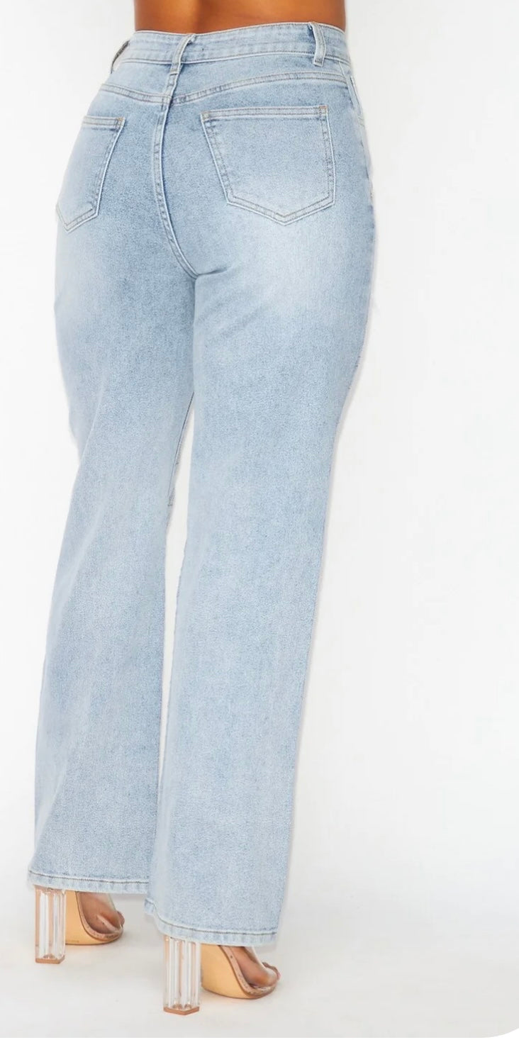 RHINESTONE JEANS