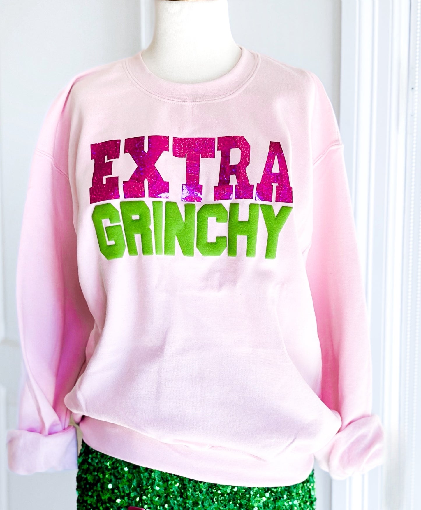 “Extra Grinchy” Women’s Sweatshirt